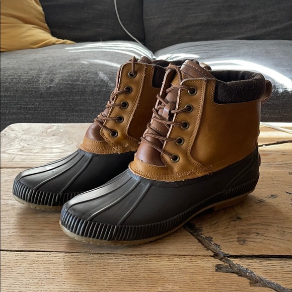 mens duck boots tommy hilfiger